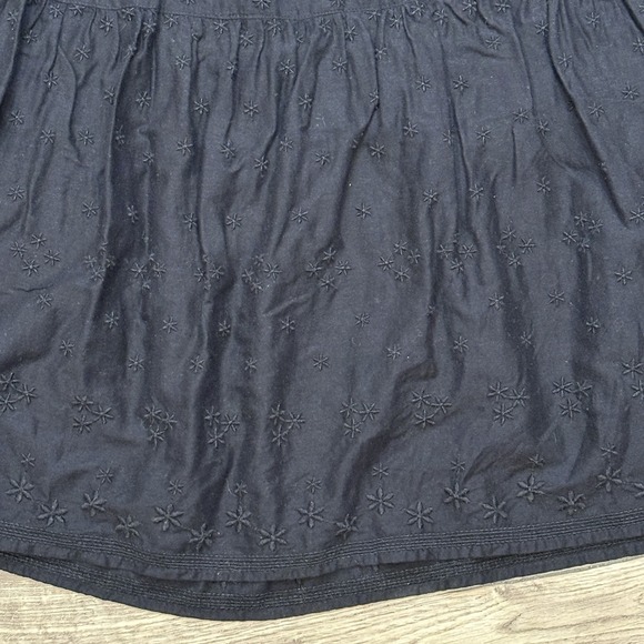 OLD NAVY Womens Size M Puff Sleeve Tiered Smocked Embroidered Milkmaid Boho - Picture 2 of 11